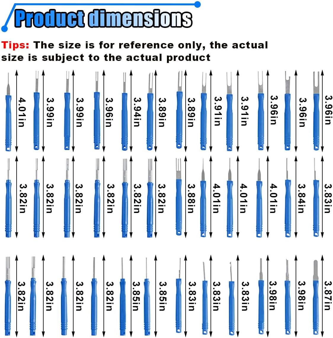 36PCS Terminal Removal Tool Kit, Wire Connector Pin Extraction Tool, Electrical