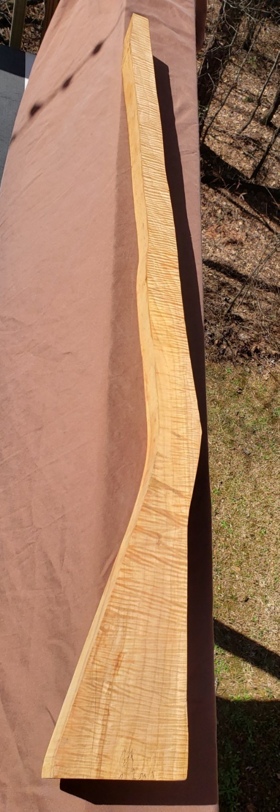 🔥 EXTRA CURLY TIGER MAPLE FULLSTOCK BLANK SLAB MUZZLELOADER LONGRIFLE HAWKEN