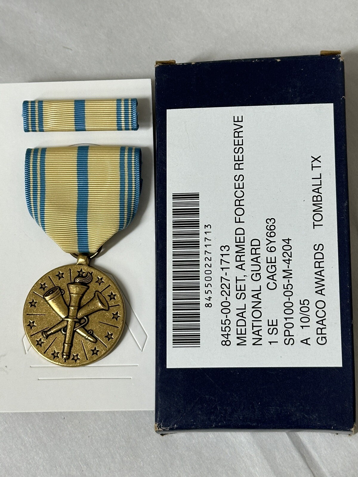 US Armed Forces Reserve Medal and Ribbon (National Guard Version)