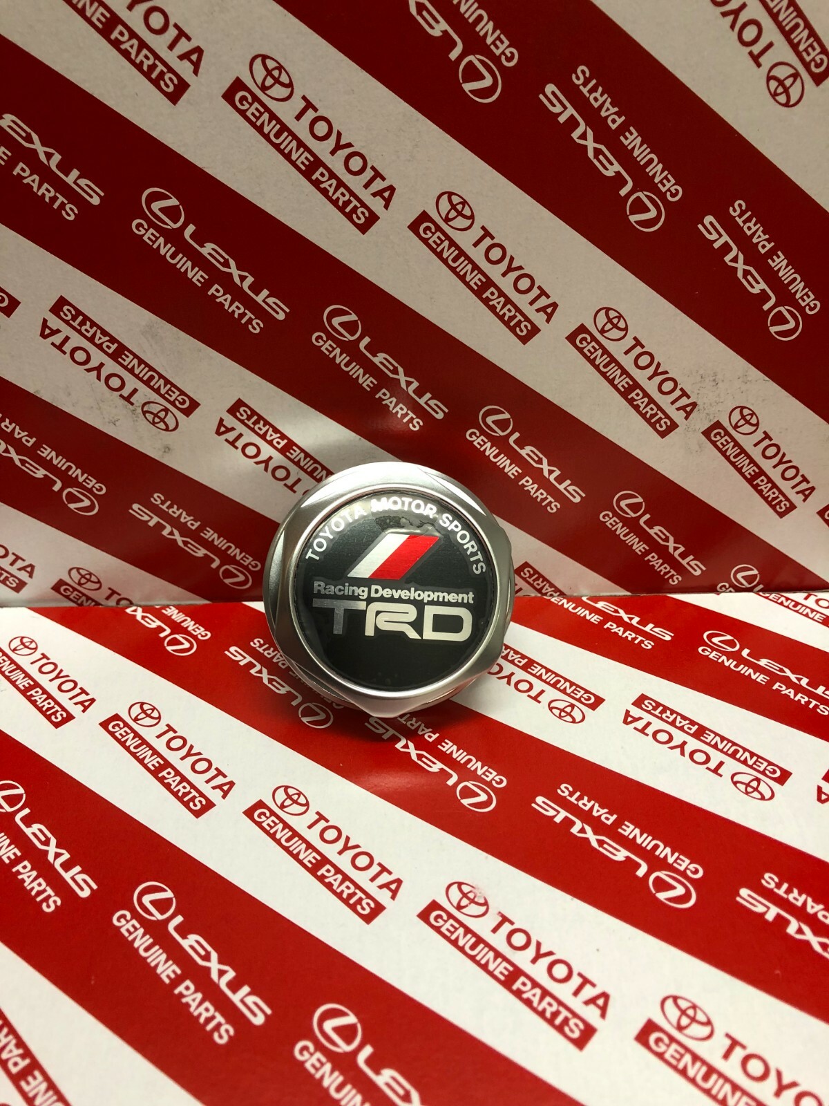 TOYOTA SCION LEXUS TRD OIL CAP FORGED BILLET ALUMINUM GENUINE OEM PTR04-12108-02