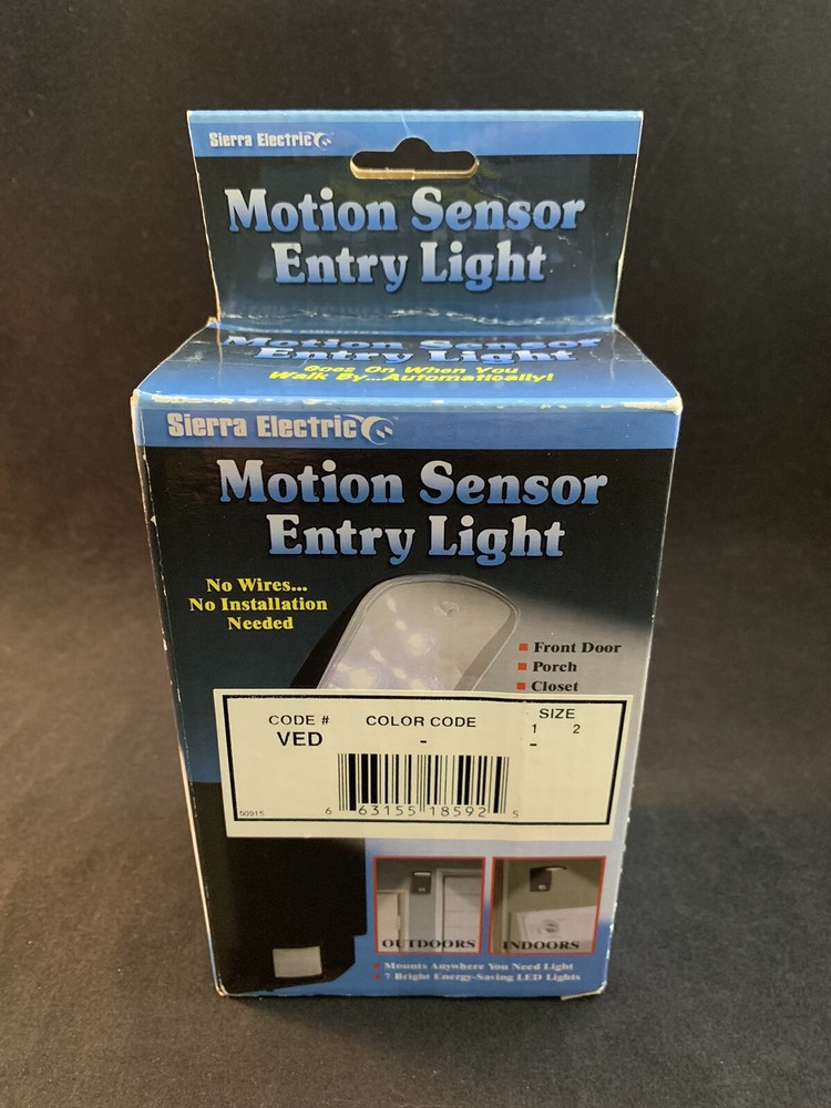 Sierra Electric Motion Sensor Entry Light