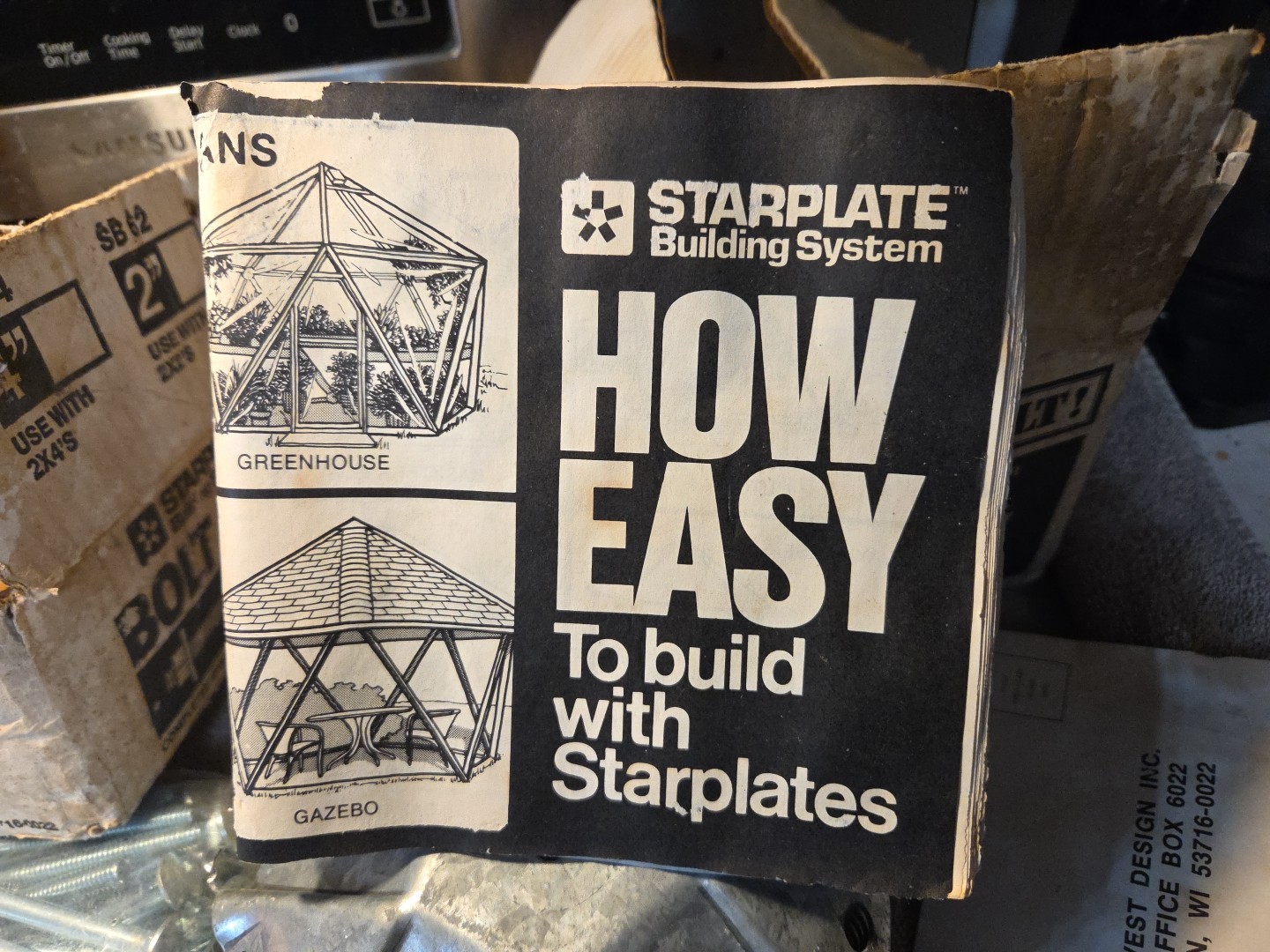 11 Star Plate Building System Gazebo With Matching Bolt Pack For 2x4 Mounting.