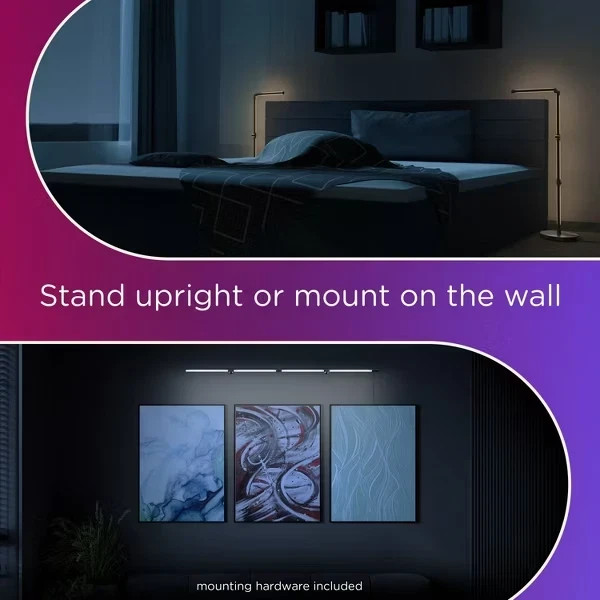 Enbrighten Vibe Wi-Fi Spectrum RGBWIC Adjustable Accent Lamp w/ Music Sync NEW