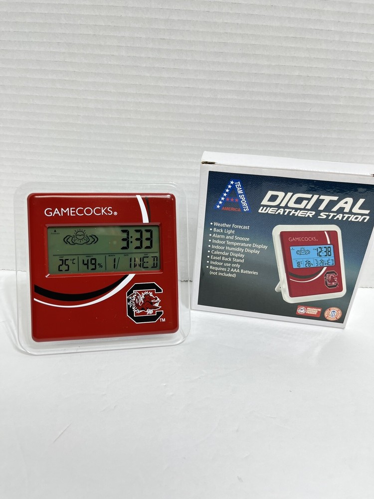 Weather Station Clock SC Gamecocks
