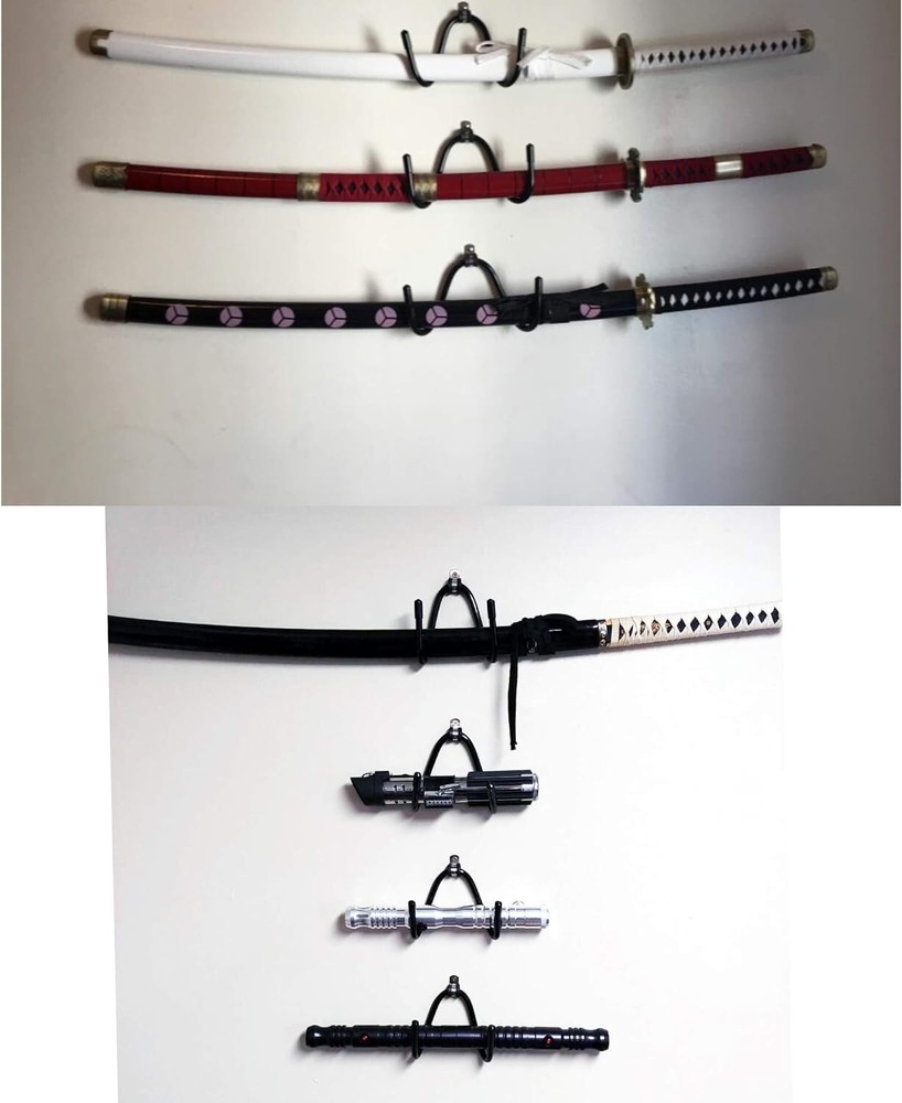 Heavy-Duty Universal Multi-Sword Display Rack - Holds 4 Swords