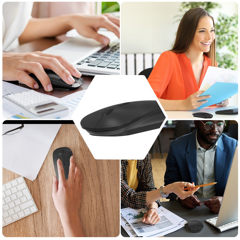 Slim Mini Wireless Keyboard Bluetooth/ Mouse For PC Laptop Mac iOS iPhone Tablet