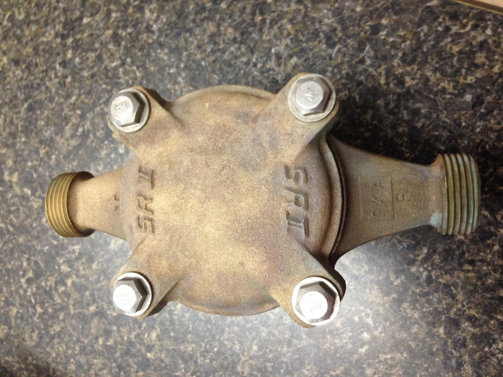 2 Sensus SRII 5/8" Brass Water Meter Used