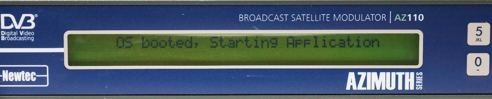 Newtec Satcom Azimuth Series AZ110 DVB-S2 Video Broadcast Modulator