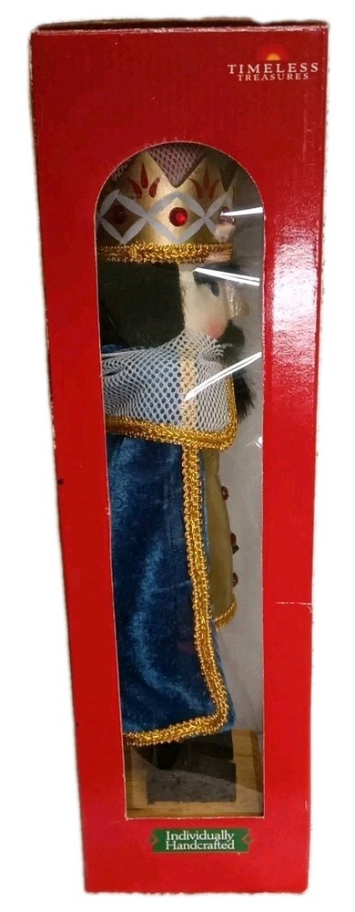Timeless Treasures 15" Nutcracker Individually Crafted Original Packing NOS