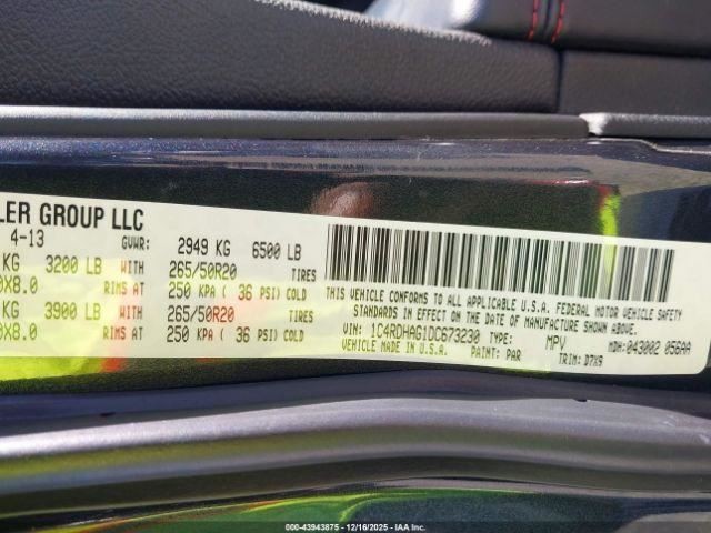 Driver Left Front Window Regulator Fits 11-24 DURANGO 4931642