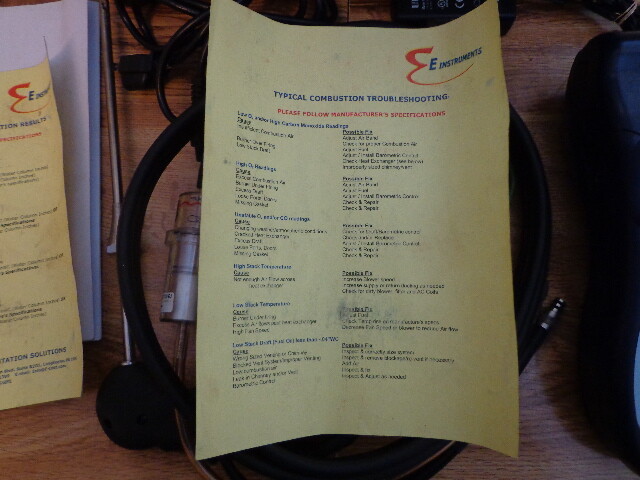 E Instruments Model 1100 Industrial Combustion Analyzer