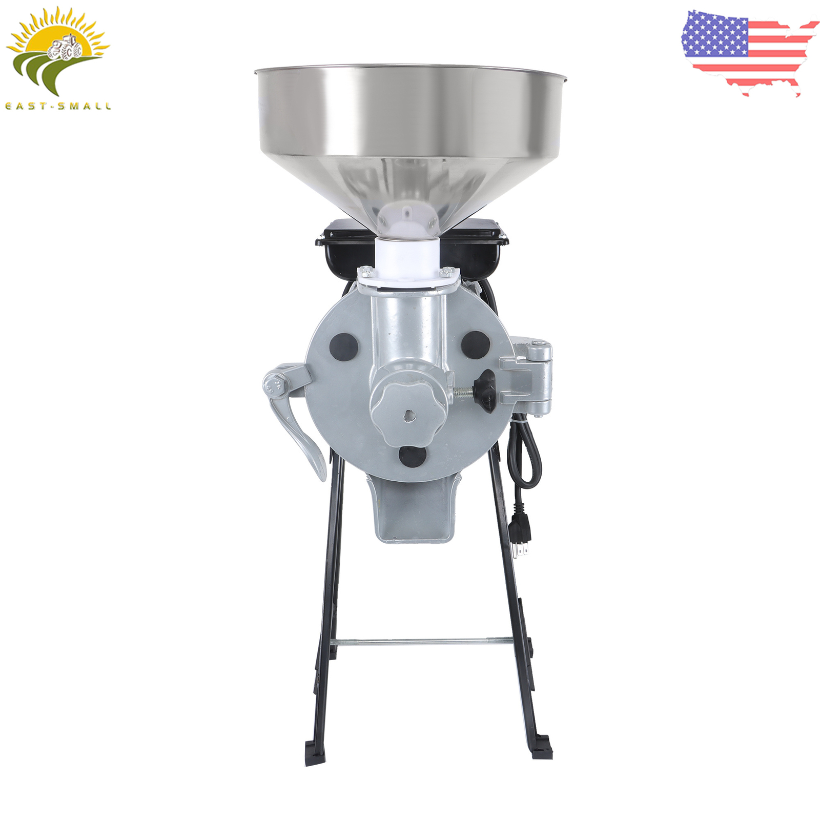 Electric Grinder Grain Mill 110V Corn Wheat Flour Cereal Wet & Dry 1500W