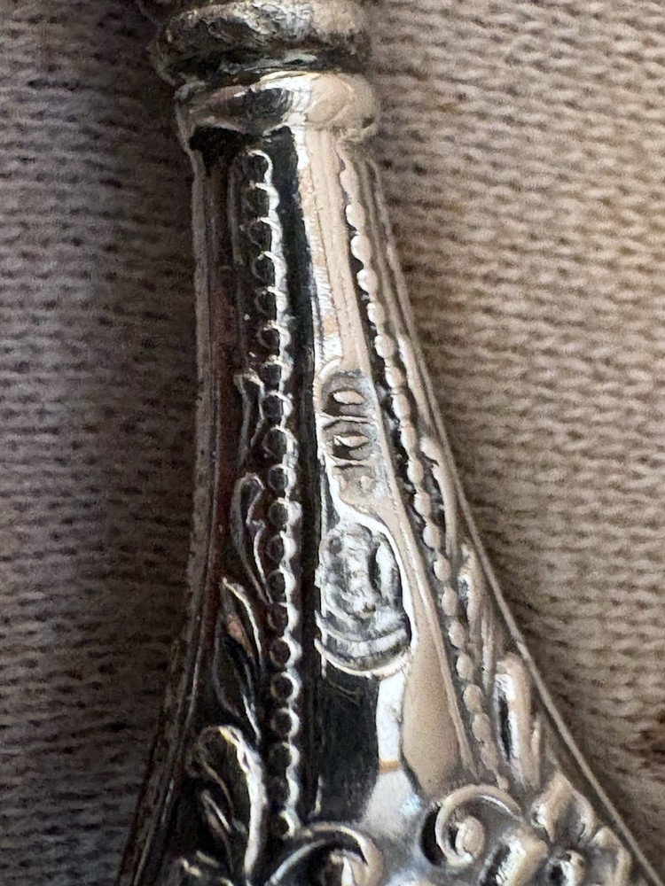 Antique Sterling Silver Sewing Machine Case Set & Box