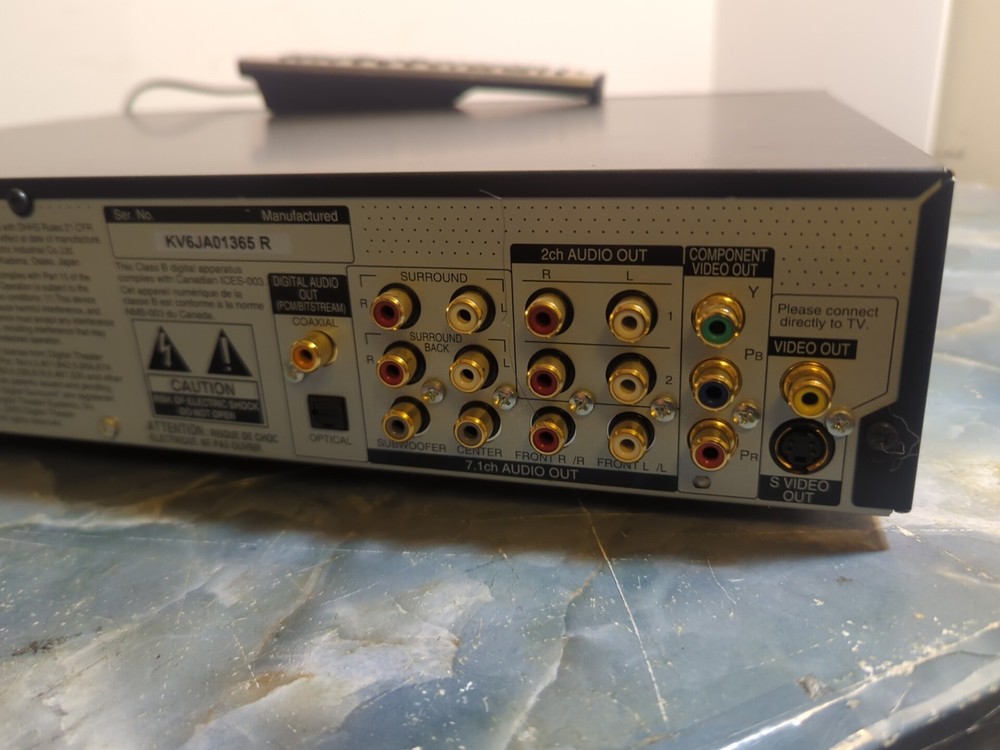 Panasonic DMP-BD10A Blu-Ray Player Complete With Remote!