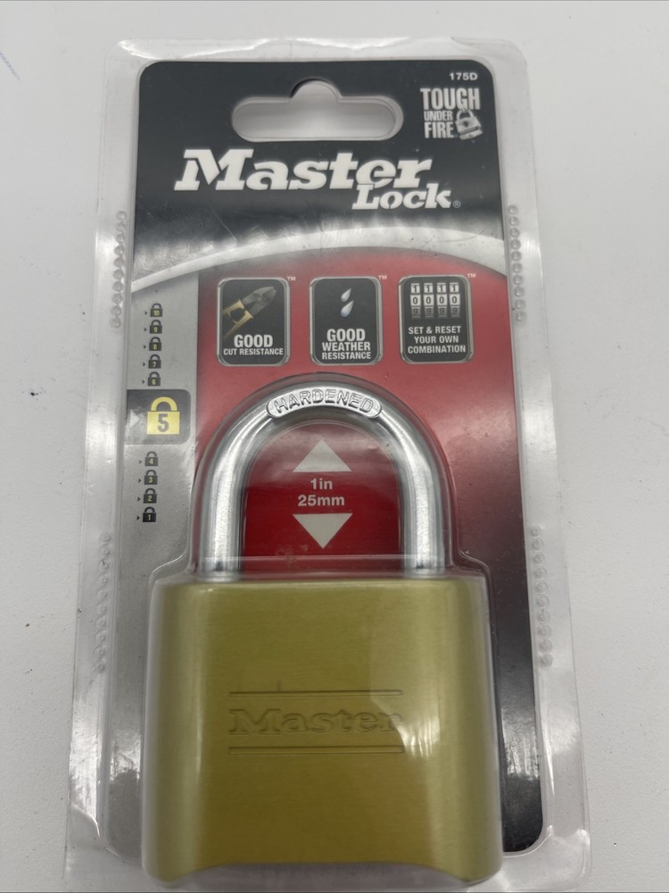 Master Lock 175D Combination Padlock