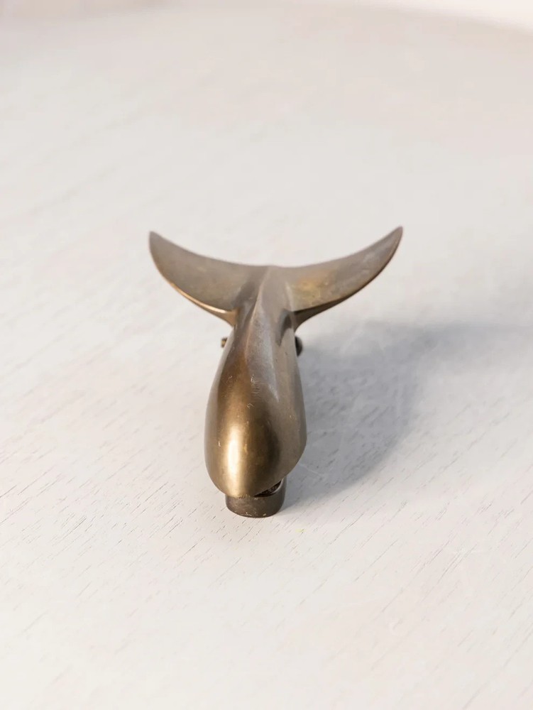 Medium Brass Whale Tail Door Knocker