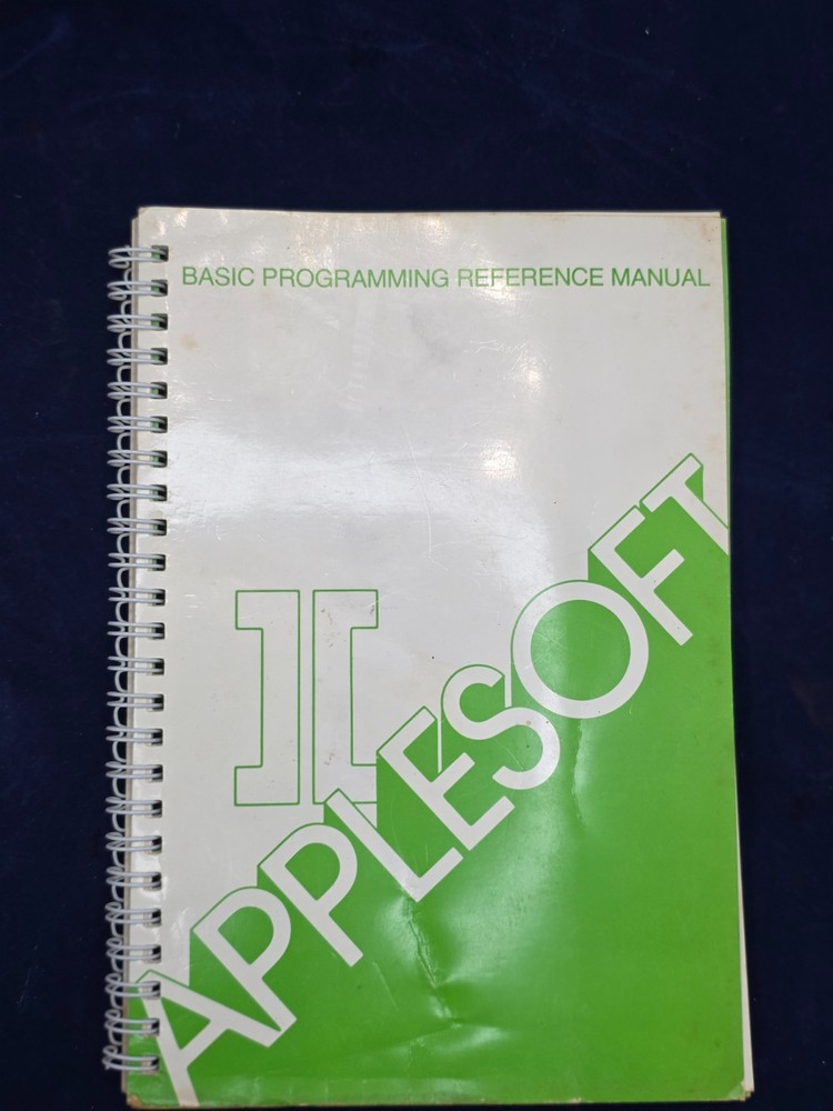 Lot of 6 Apple II Manual DOS Applesoft Practical Basic Programming