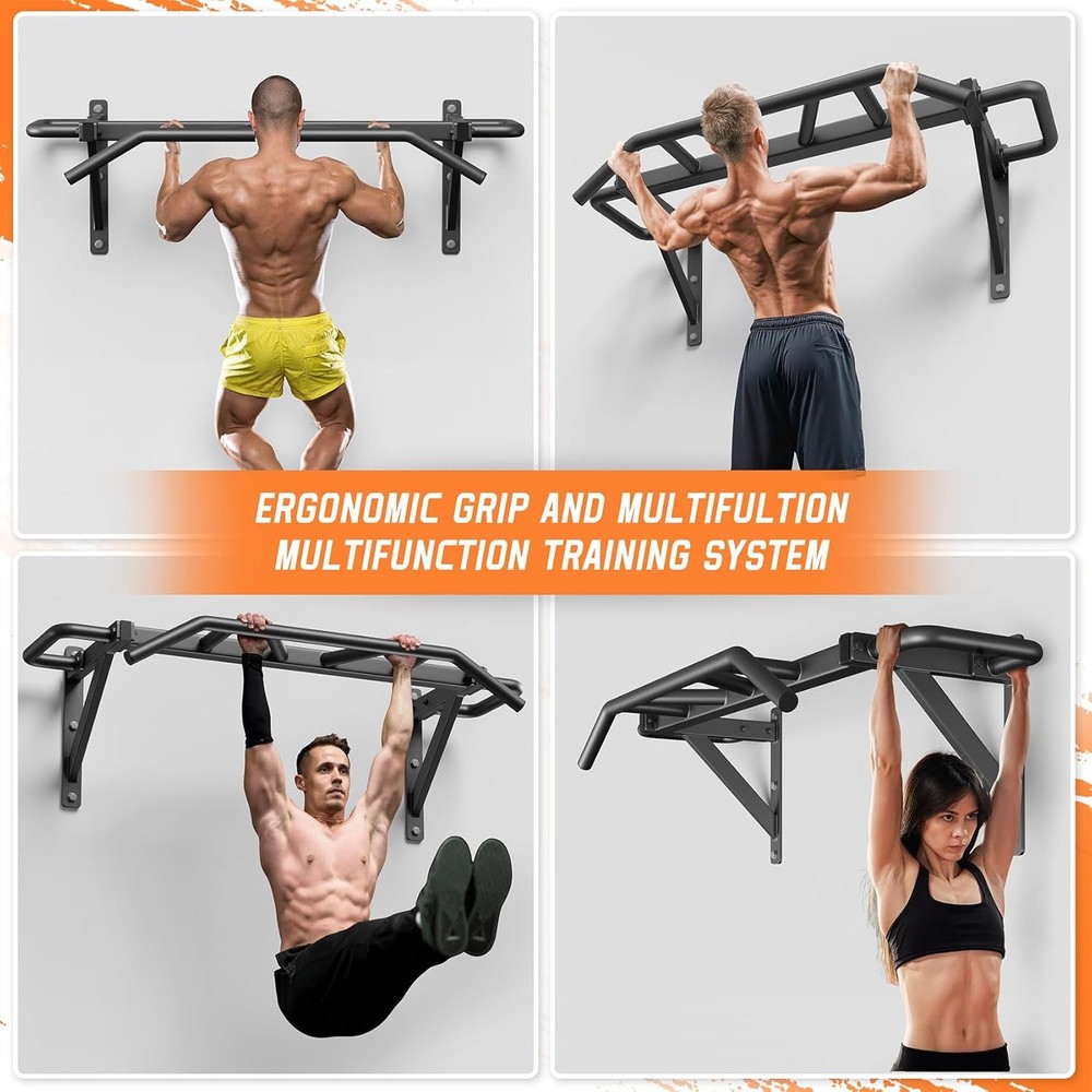 Heavy Duty Pull Up Bar with 14 Grip Positions, Strength Training Pull-Up Bars fo
