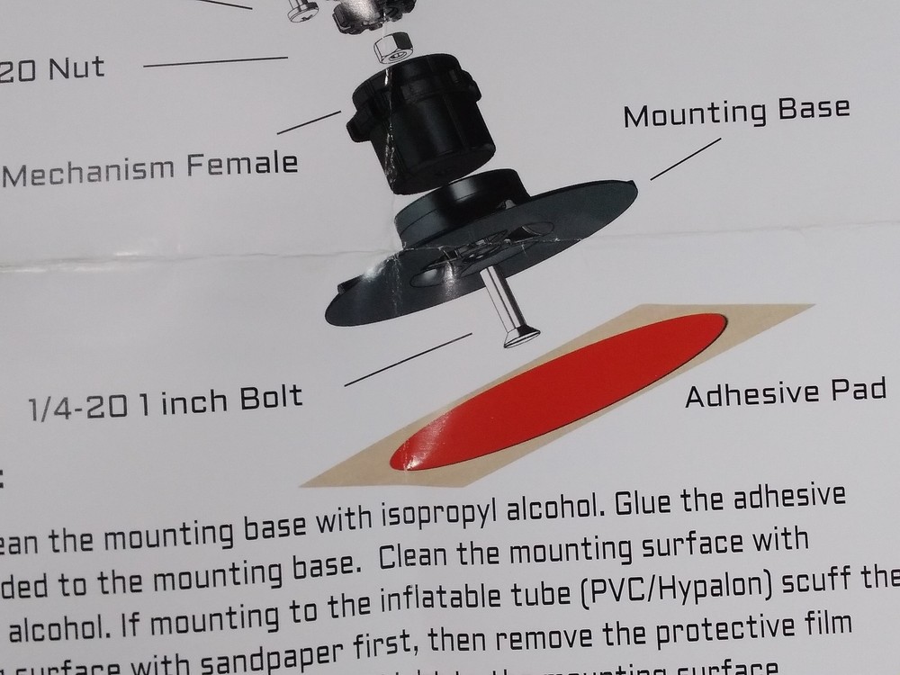Mantus Marine Navigation Light Bow & Engine Cowling - Mounting Base Replacement