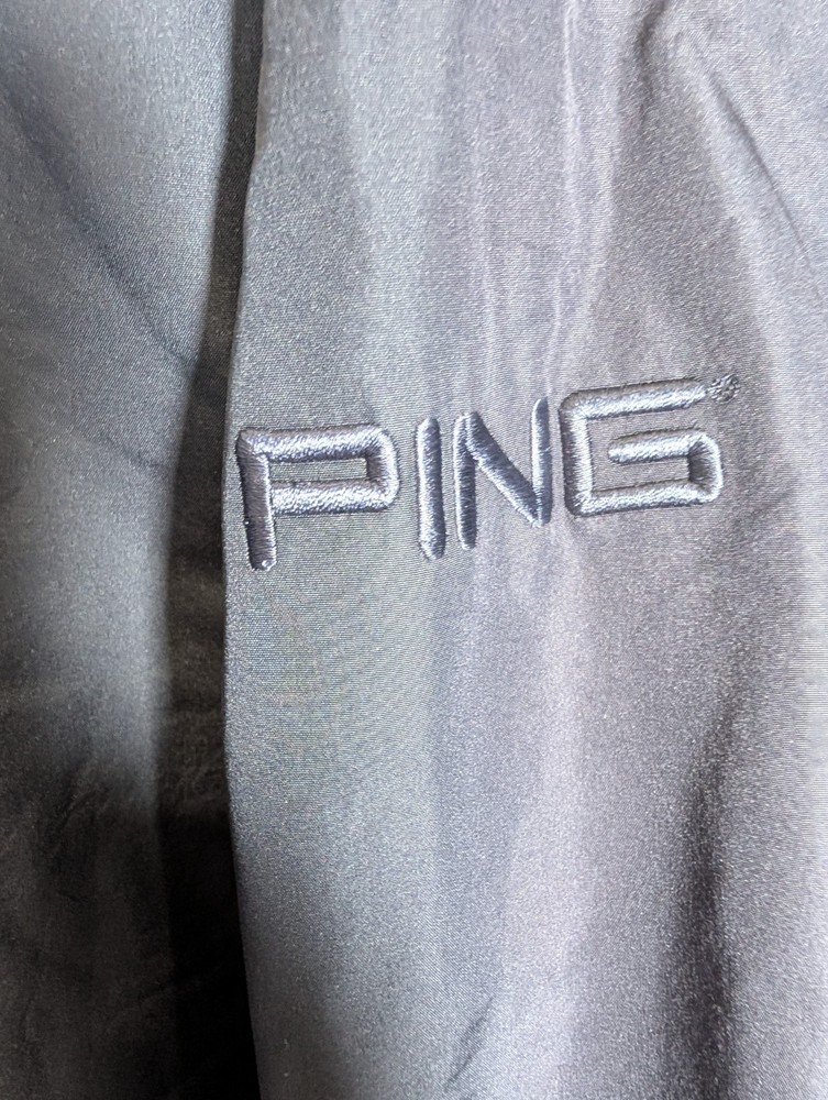 PING Collection Fleece Lined Golf Jacket Softshell Men's Size: L Blue