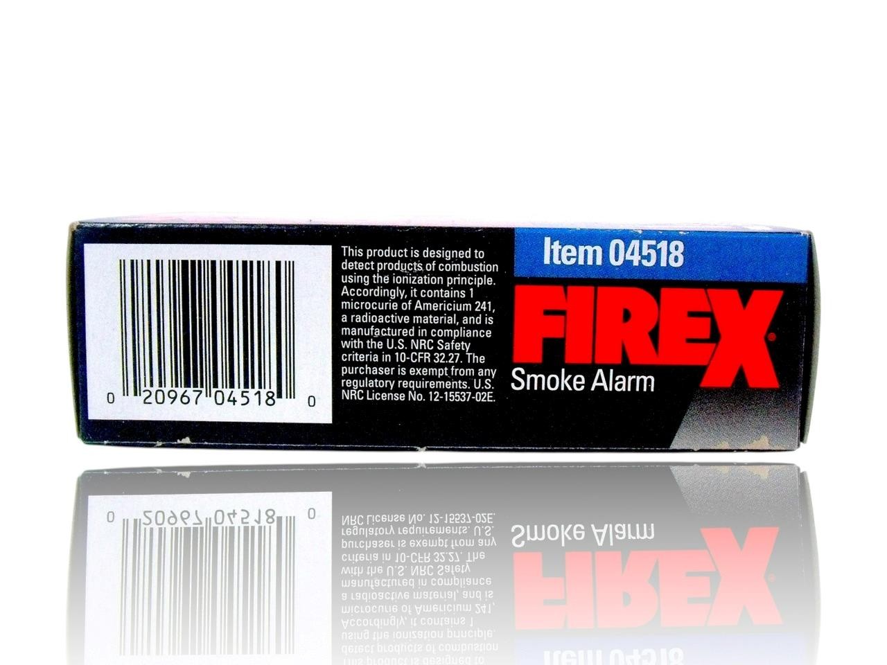 FIREX #04518 Smoke Alarm Detector 120V AC Direct Wire w/ Battery Back Up - New