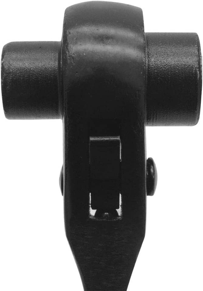 Boxonly Ratchet Podger Spanner Erecting Scaffold Tool 19mm x 21mm, Black