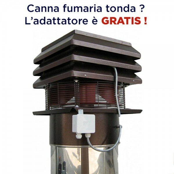 ELECTROASPIRATOR FOR FIREPLACE, BARBECUE, PIZZERIA BASIC MODEL