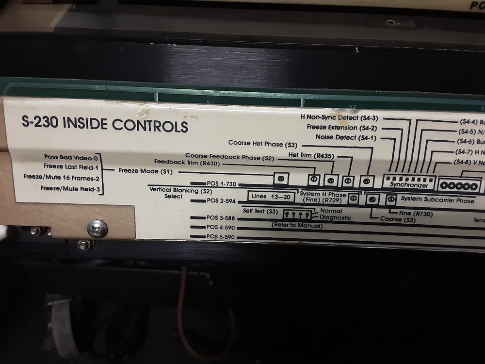 Used MICROTIME S-230 TBC Frame Synchronizer