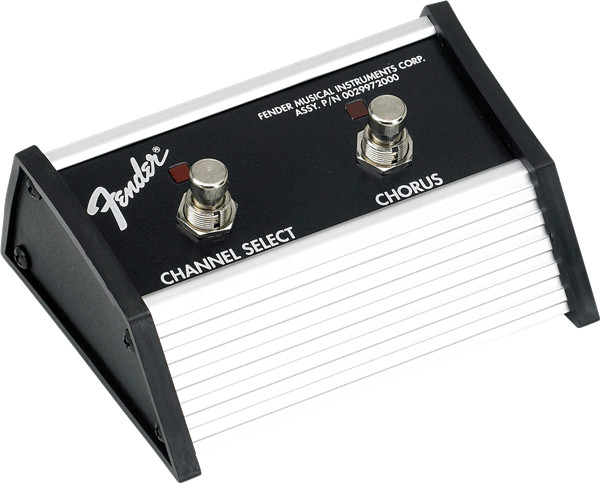 Fender 2-Button Amplifier Footswitch, Channel-Chorus #0994057000