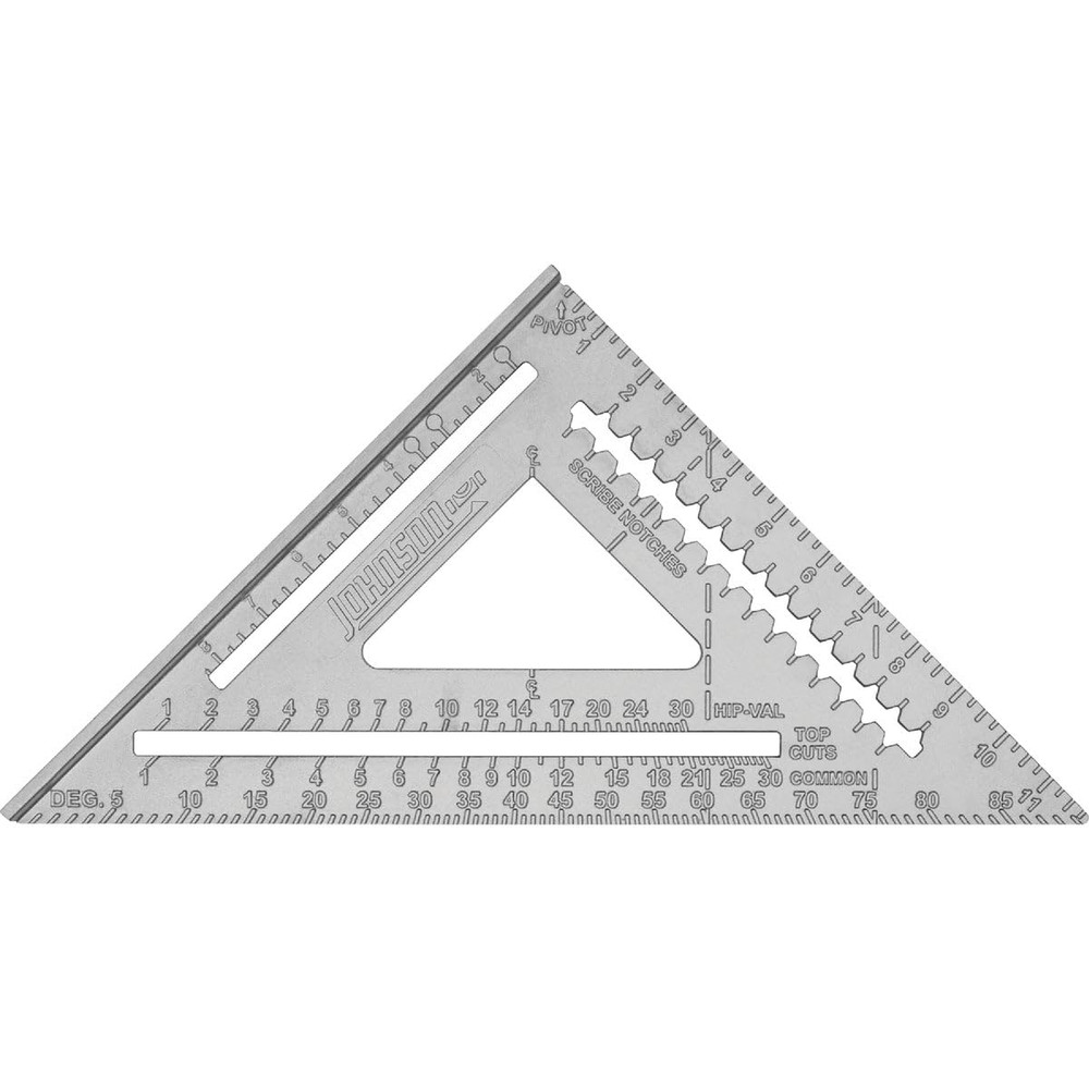 12" Aluminum Rafter Square Measuring Tool Silver