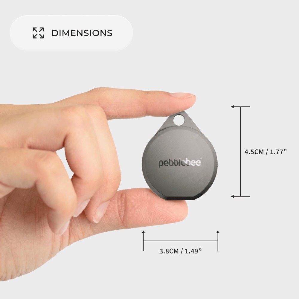 Pebblebee Clip 5 | Rechargeable Bluetooth Tracker Tag for Keys & Bags | Alter...