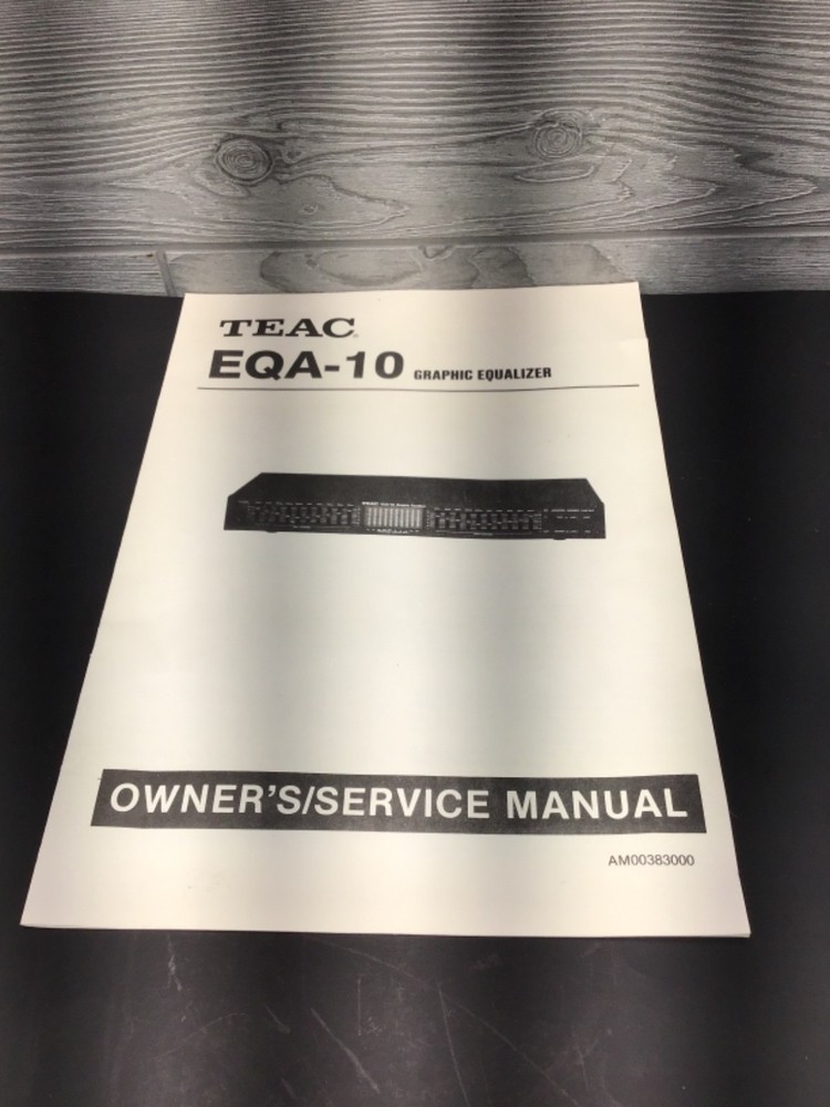 Vintage TEAC EQA-10 Graphic Equalizer W/ Box Tested Working