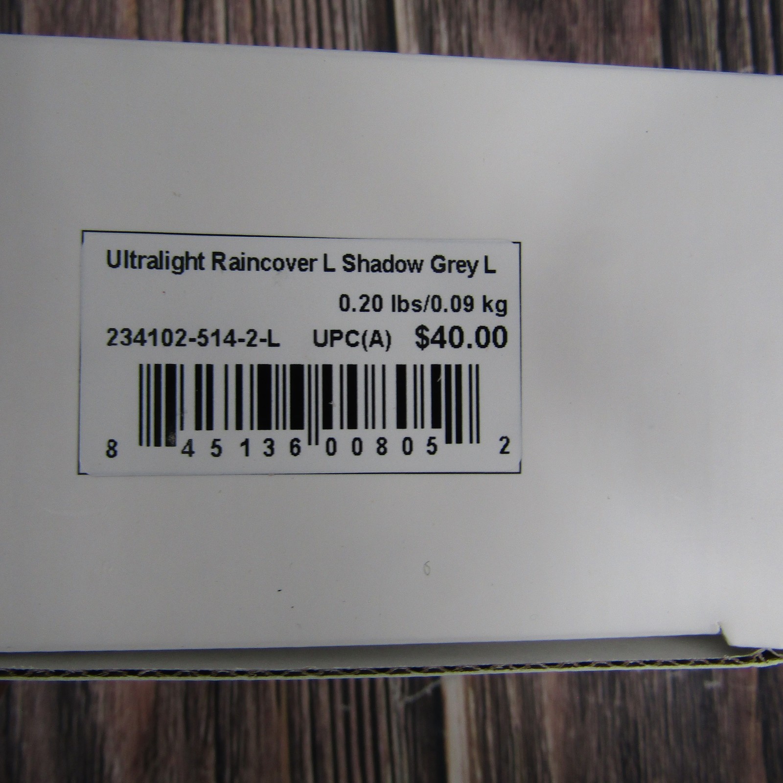 Osprey Ultralight Raincover 50-75L Large Shadow Gray Hiking Backpacking Camping