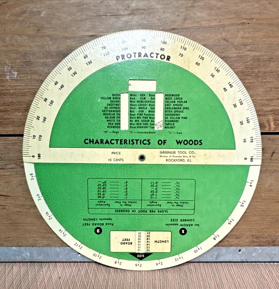 GREENLEE HANDY CALCULATOR -1944