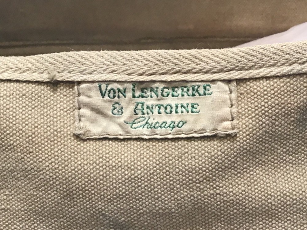 Private Purchase US Musette Bag w/ Leather Bottom