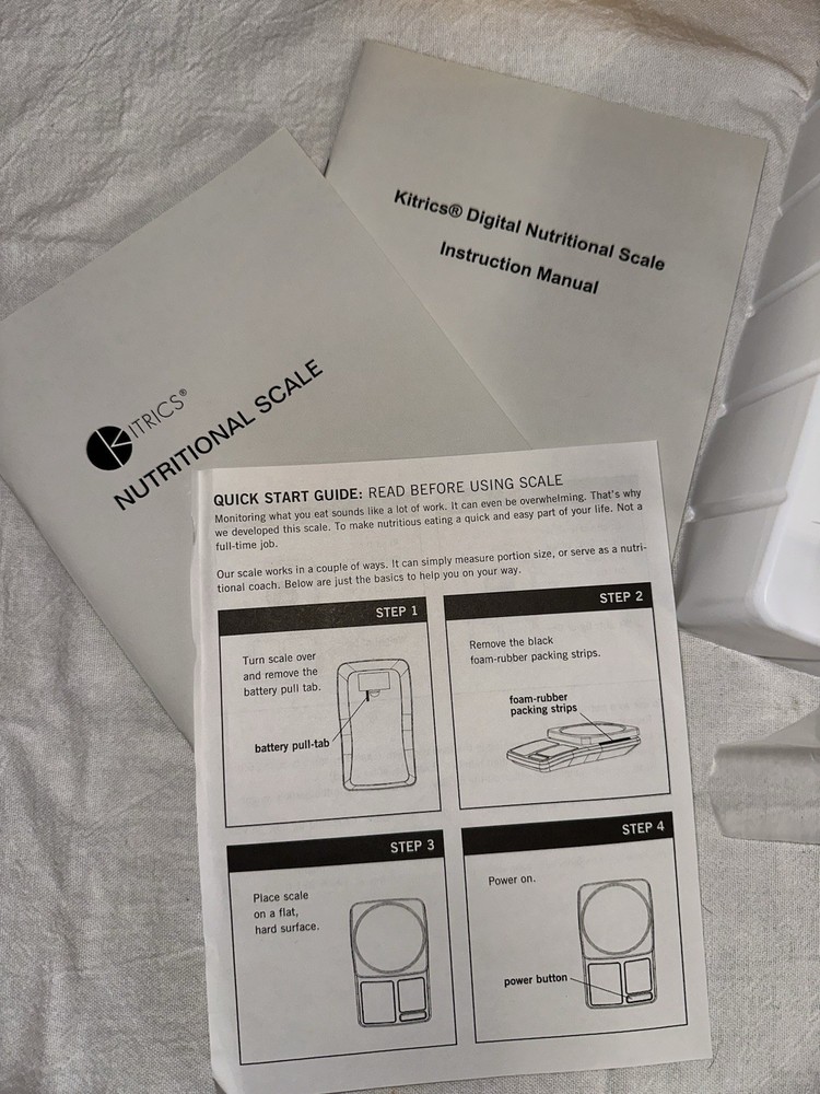 Unused Kritics Digital Nutritional Scale