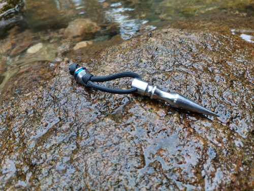 EDC Tool Titanium Alloy Key Chain Ring Pendant Fallinger Gadget Cone shape