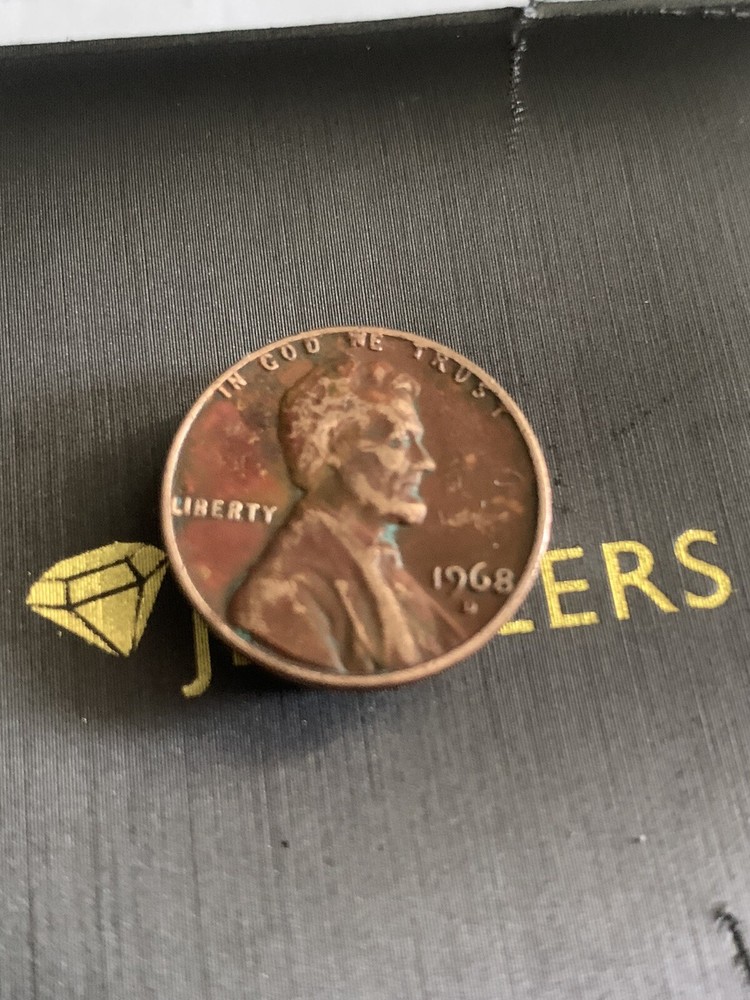 1968-D 1C RD Lincoln Cent