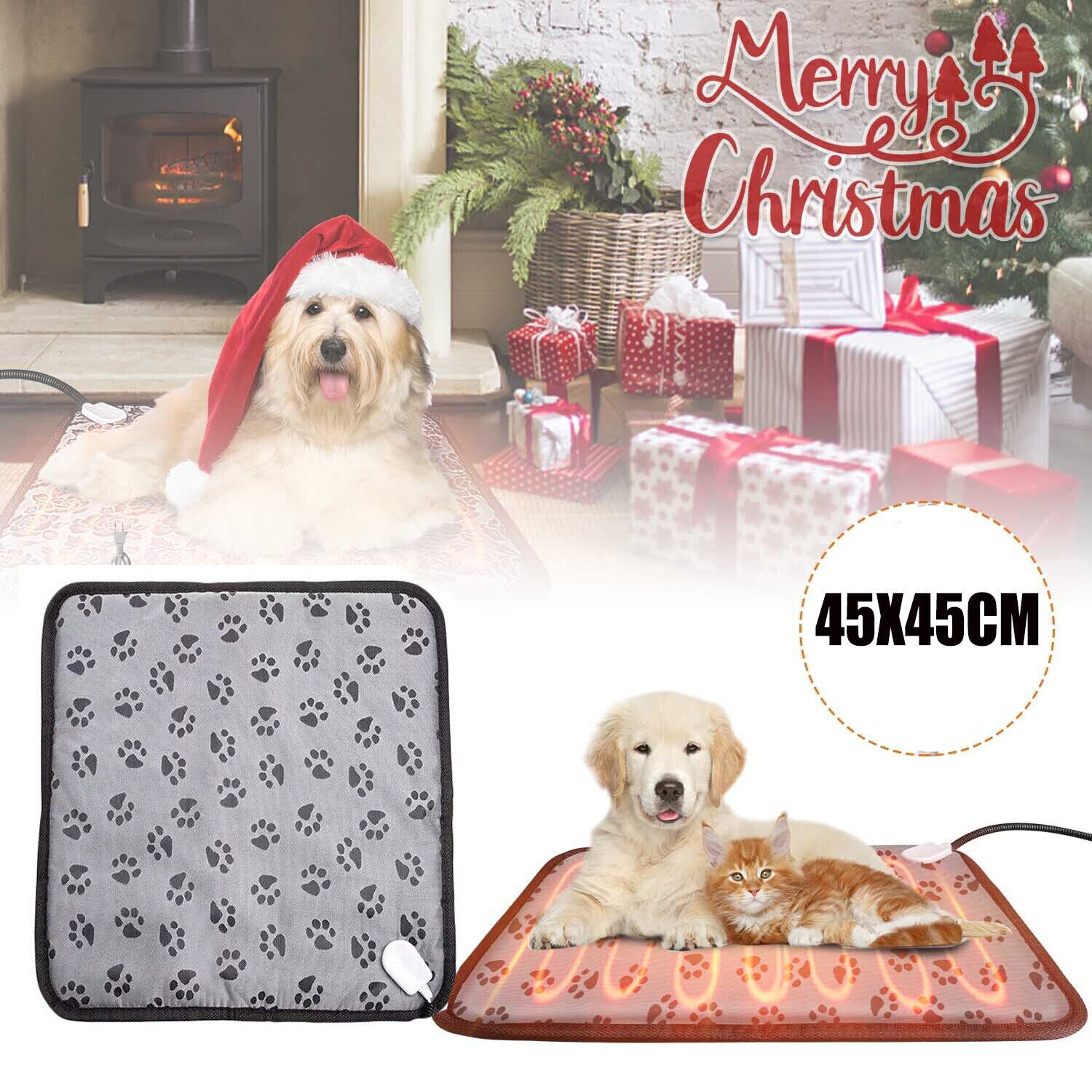 Electric Pet Heating Pad Warmer Heater Bed Heated Mat Waterproof for Dog Cat Pet