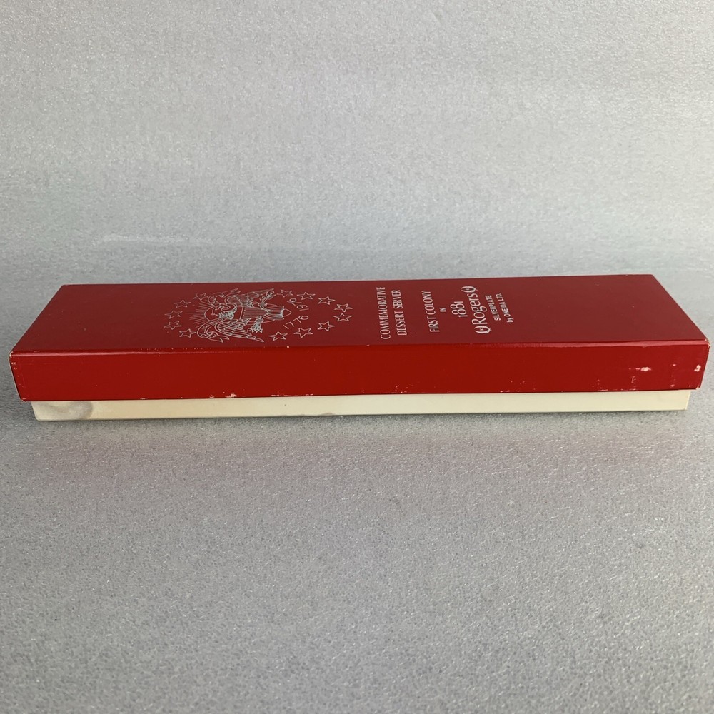 NEW Oneida Silverplate Dessert Cake Server 1976 Rogers Commemorative Eagle Z1