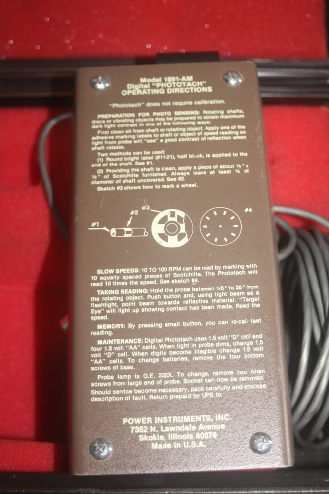 Kent Moore Digital Photo tachometer J28638