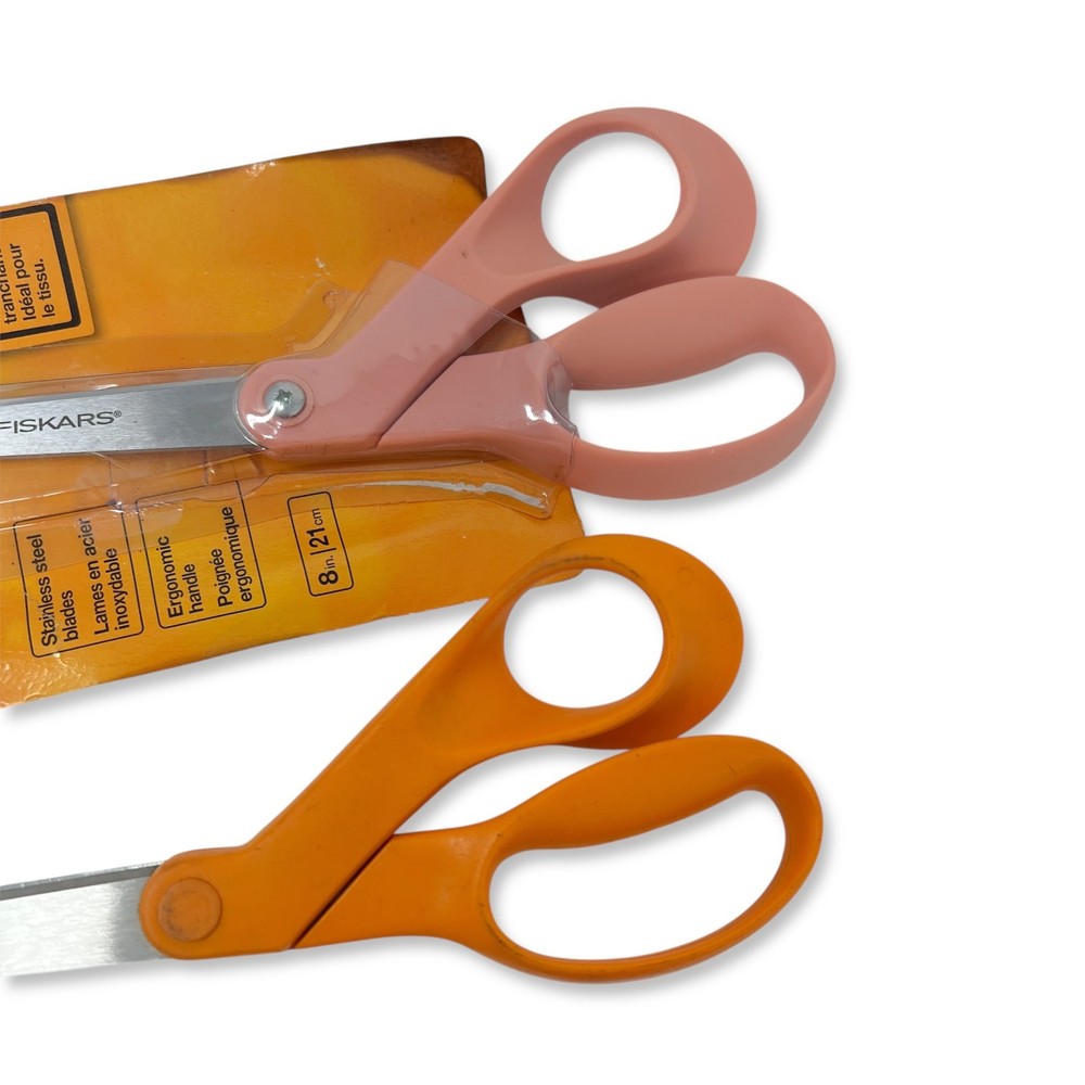 Fiskars Scissors, Titanium Non-Stick & Limited Edition, Multi-Color Set, 4 Pcs
