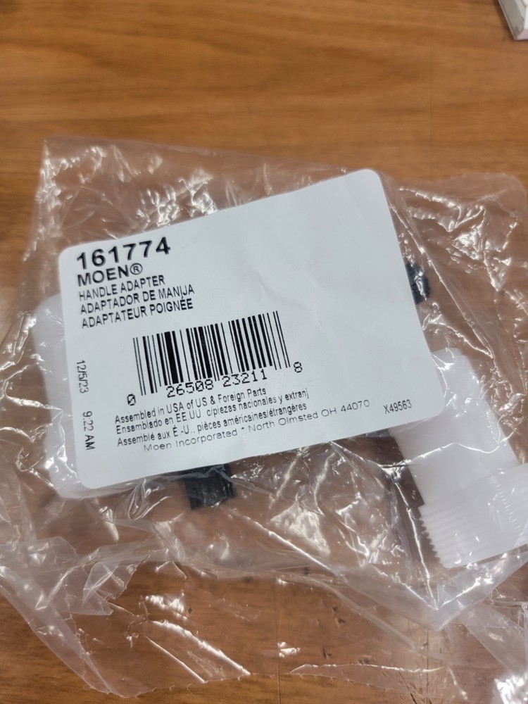 MOEN HANDLE ADAPTER KIT 161774. Z3