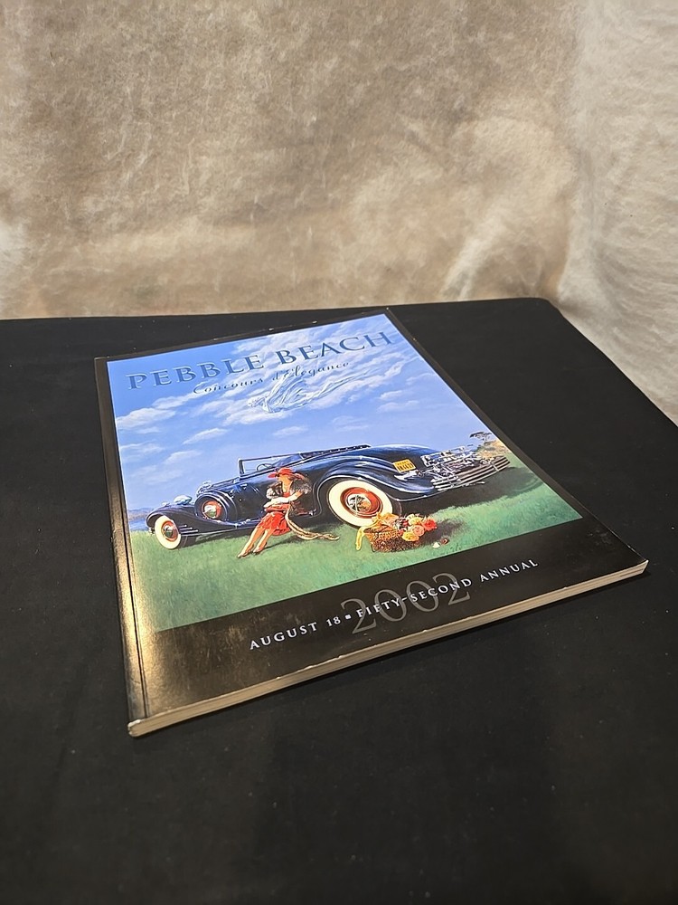 Pebble Beach Concours d'Elegance 52nd Annual Car Show Program 2002