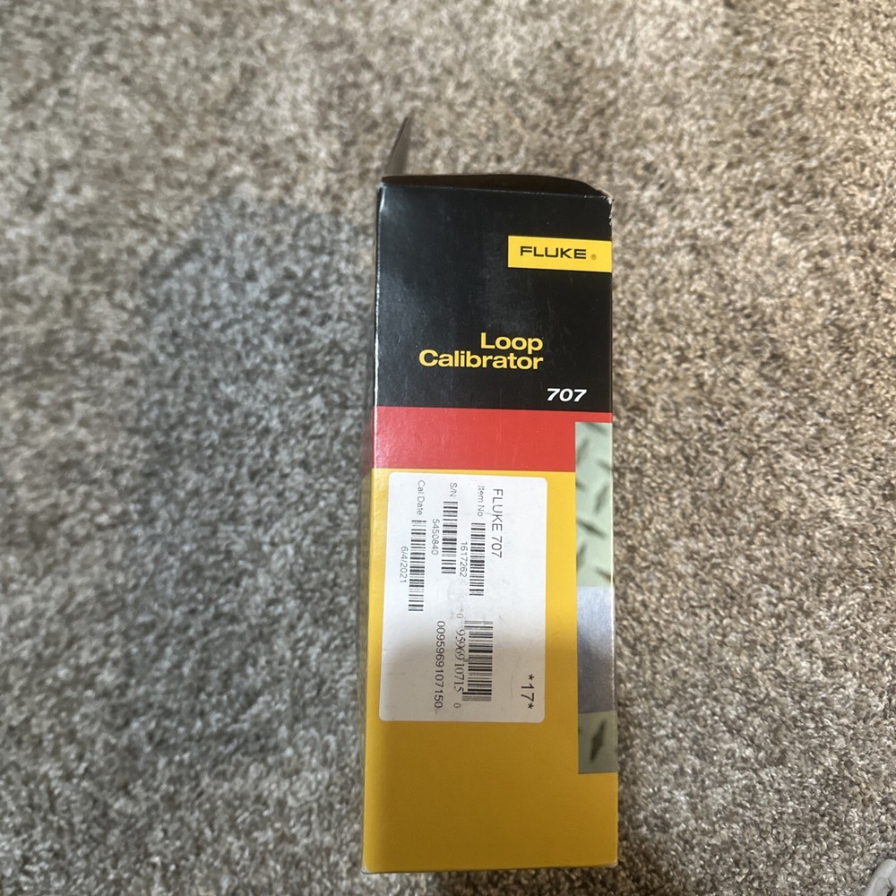 New Fluke 707 Current Loop Calibrator with Quick Click Knob.