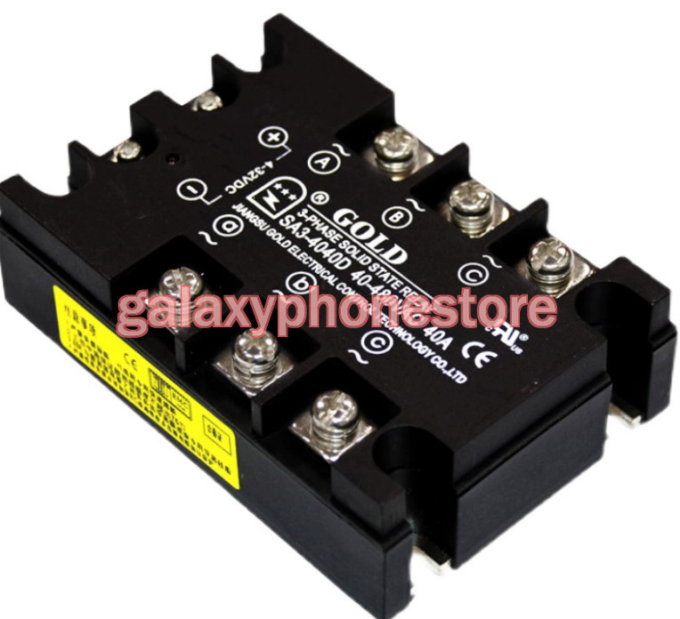 1PC Fit For GOLD Three phase AC Solid-state relay SA3-4025D 25A