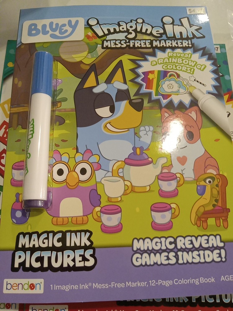 Bluey Imagine Ink Clr Bk