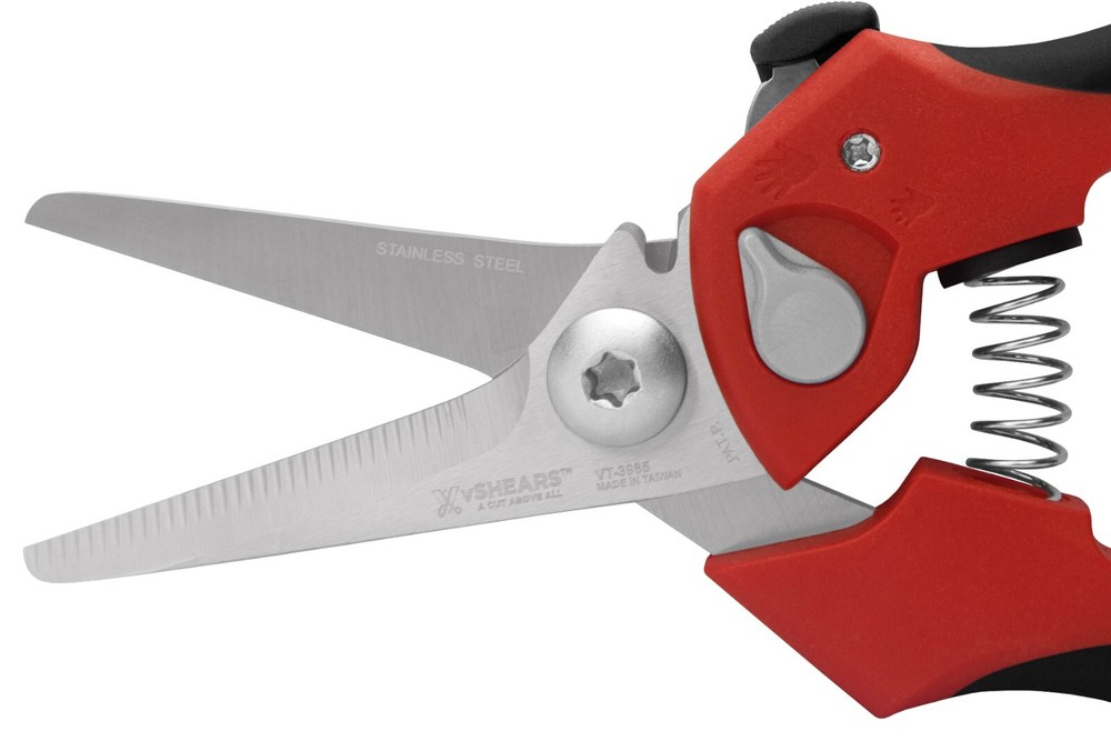 VT-3985 - vSHEARS 8" Multi-Purpose Shears w/ Wire Cutting Notch by Vampire Tools