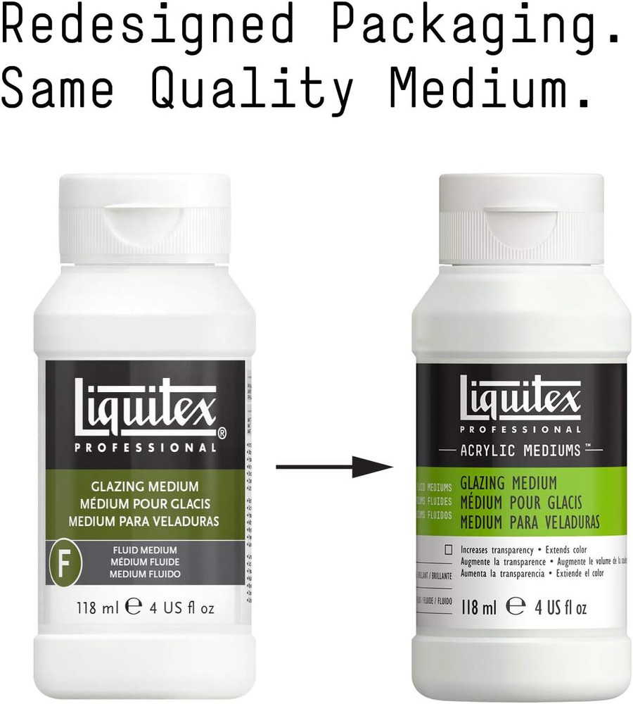 Professional Fluid Medium, 118Ml (4-Oz), Glazing Medium