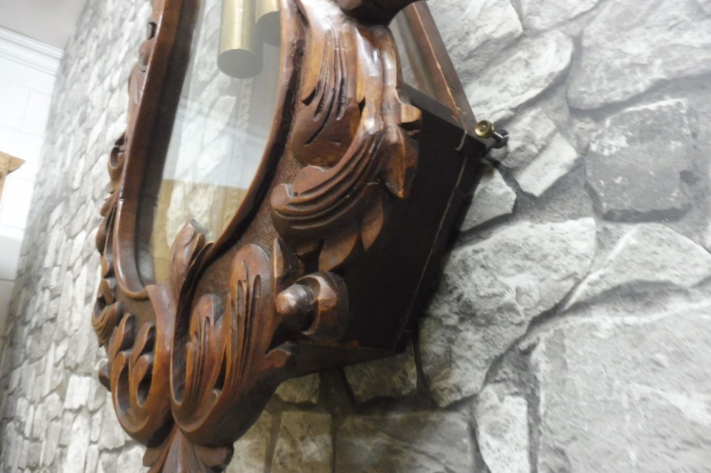 Antique German Wall Clock Black Forest Schwarzwalder Clock Regulator